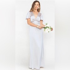 Show Me Your MuMu Rome Twist Silver Evening Gown