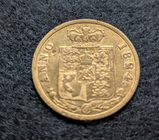 1824 Encapsulted King George IV 22ct Gold Half Sovereign Equisite Rare Coin