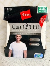 Hanes Men's Comfort Fit Tagless T-Shirts 2 Pack XL