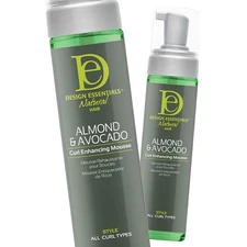 Design Essentials Natural Almond & Avocado Curl Enhancing Mousse 7.5oz Pack of 2