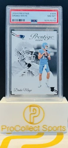 2024 Panini Prestige - Rookies Drake Maye (RC) PSA NM-MT 8