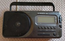 Roberts R309 Portable Radio FM/MW/SW/LW, Black, Alarm Clock