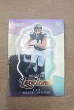2025 Panini Select - Select Certified Rookies Colston Loveland #6 (RC)