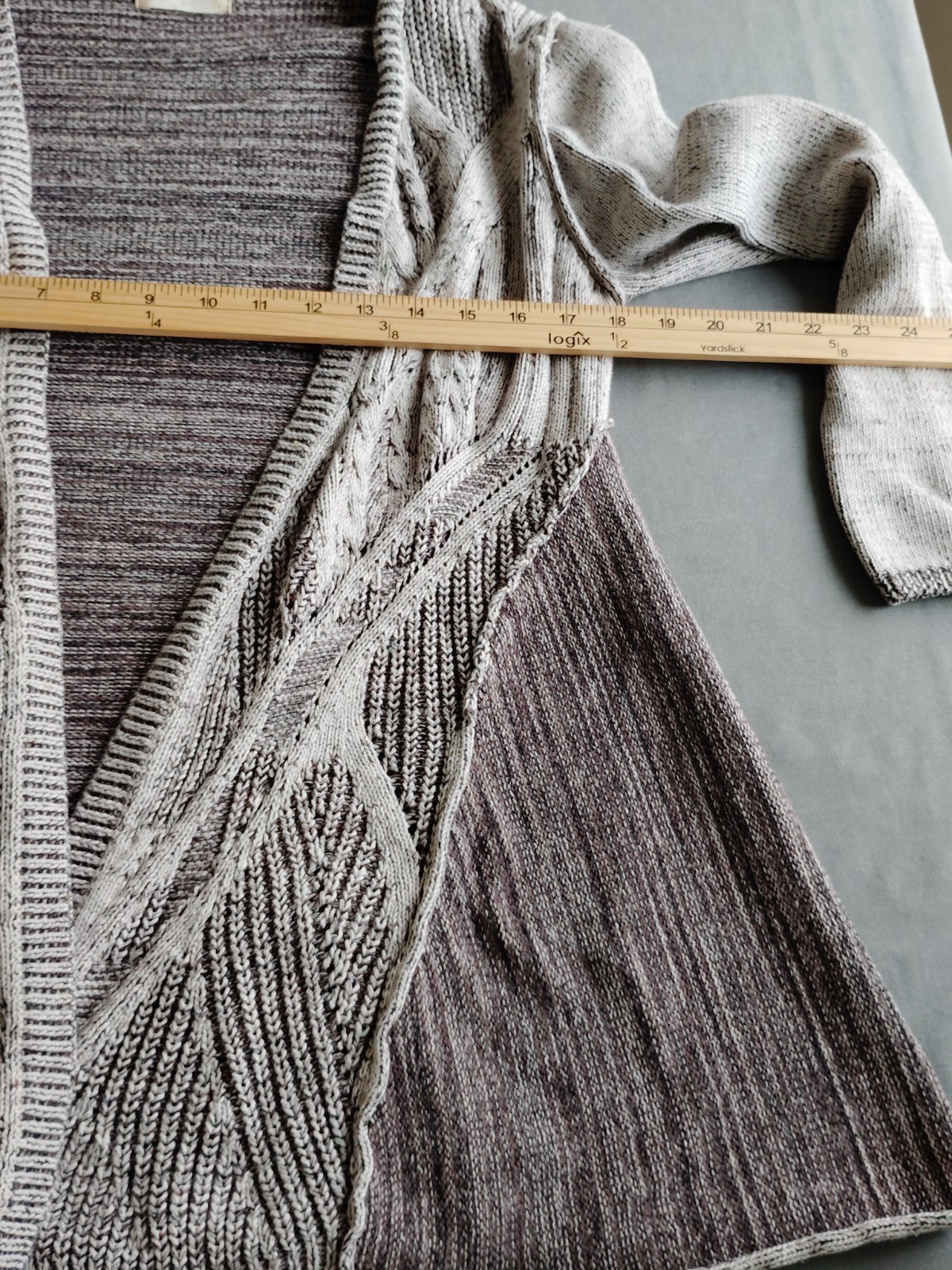 Altar'd State Patchwork Asymmetrical Open Front W… - image 6