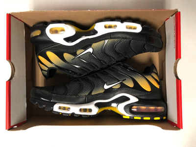 Nike Air Max Plus Black White University Gold DM0032-013 Men's