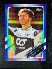 2021 Pierre Gasly Purple Refractor 21/399 Topps Chrome #30 F1 Formula 1