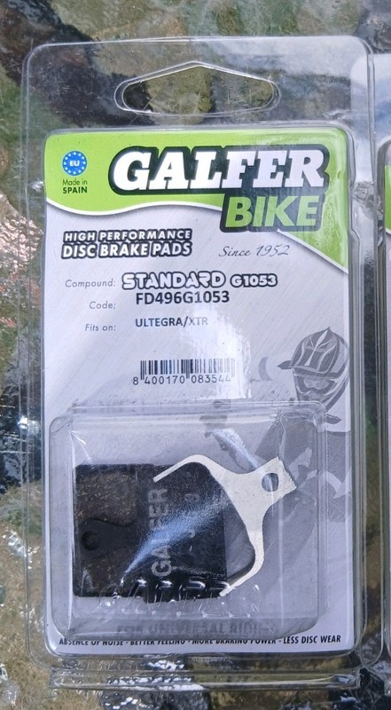 Galfer Shimano Deore Brake Pads - Performance Compound Tektro TRP Disc Bike New