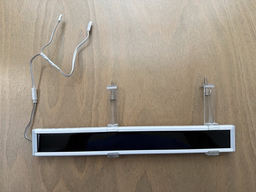 Somfy WireFree Solar Panel 9019034/74300, 2-pin, for RTS Motor & Li-Ion Tube