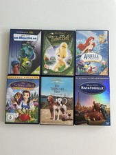 Disney Pixar DVD Set 6 Filme Arielle Ratatoui...