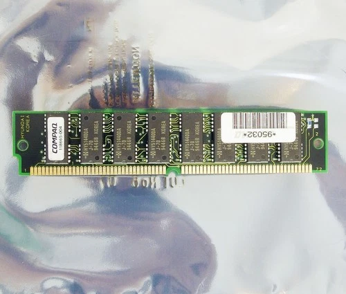 COMPAQ 118665-004 4MB 70ns parity FPM RAM 72-pin gold contacts SIMM