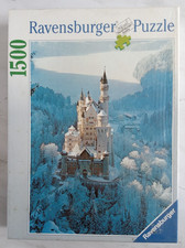Ravensburger Neuschwanstein in Winter Castle Jigsaw Puzzle 1500 Piece No 162192