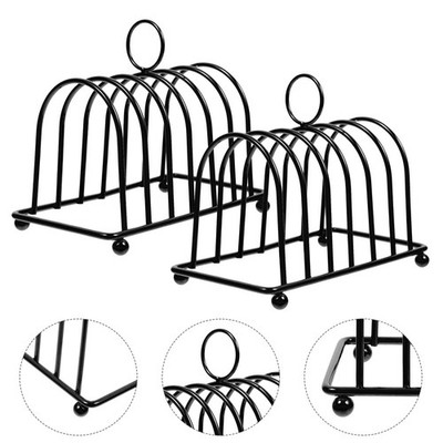 2 Pcs Bread Cooling Rack Tabletop Toast Holder Desktop Household