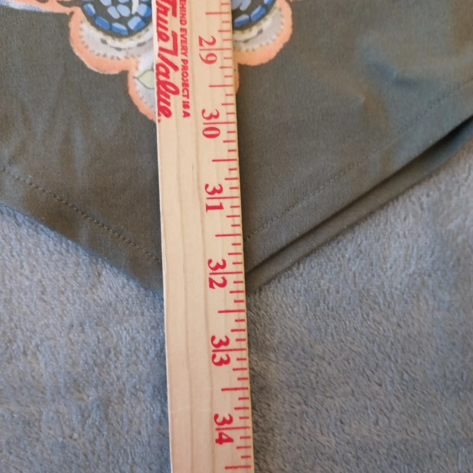 Falda Chico's Talla 2 Verde Geométrica Larga Línea A Pull On Foto 3 de 4