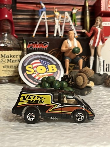 Hot Wheels Blackwalls 1979 Vette Van Hi Raker 1:64 USED NM Cond Black Diecast HK - Picture 7 of 13