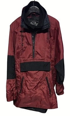 RNZ California /Hooded Jacket Medium Maroon/Black Parka Snowboard/Winter/Ski