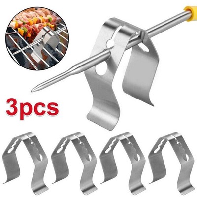 3 pack for weber Fleisch BBQ Sondenhalterung Clips für for maverick iGrill APP