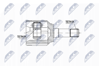 Nty Gelenksatz Antriebswelle NPW-FT-048 FüR Fiat 500 Multijet 312AXB1A 312AXE1A