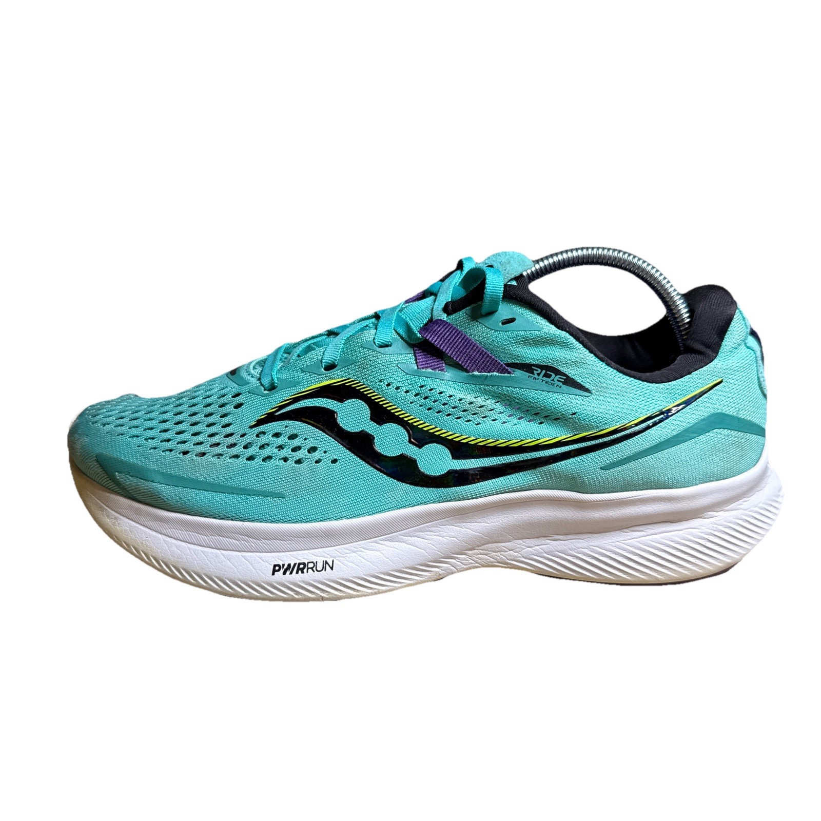 Saucony Ride 15 Cool Mint Acid Women’s Size 11 W thumbnail 3