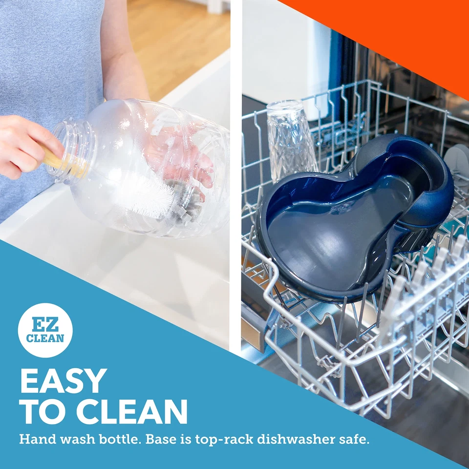 Gravity Pet Waterer, Blue, Extra Large for Dogs and Cats, 4 Gallons - Image 3 of 4