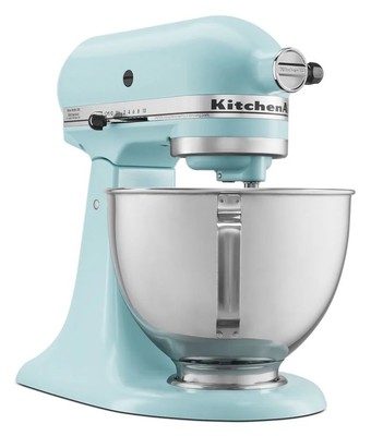 KitchenAid Deluxe Series 4.5 Quart Tilt-Head Stand Mixer with Stainless Bowl, Mi