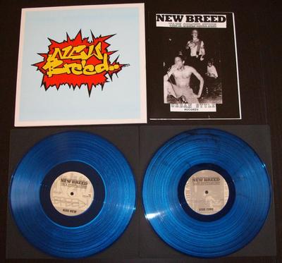 NEW BREED Tape Comp. 2x LP Blue Vinyl NYHC Raw Deal Beyond Uppercut Outburst KBD