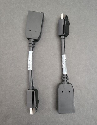 2 HP Mini DisplayPort to DisplayPort Adapter Cable HP P/N 703216-001