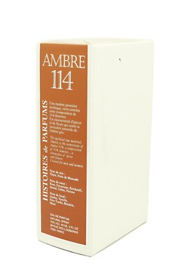 Histoires de Parfums, Ambre 114, Eau De Parfum Spray, 60ml. Neu Versiegelt