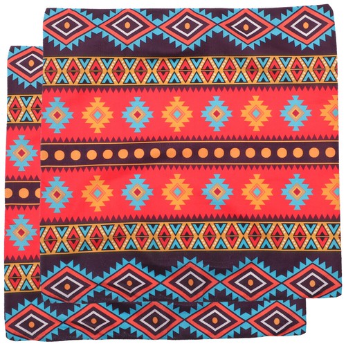 2 Pcs Bohemian Cushion Cover Decorative Pillow Covers Throw Cases - Picture 2 of 6