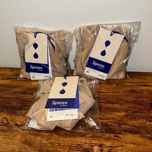 3 Packs Speax by Thinx Women's beige hi-waist Absorbent Underwear Size XL