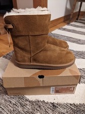 KOOLABURRA BY UGG KIDS ANDRAH SHORT TAN BROWN SIZE 4 BOOTS BRAND NEW