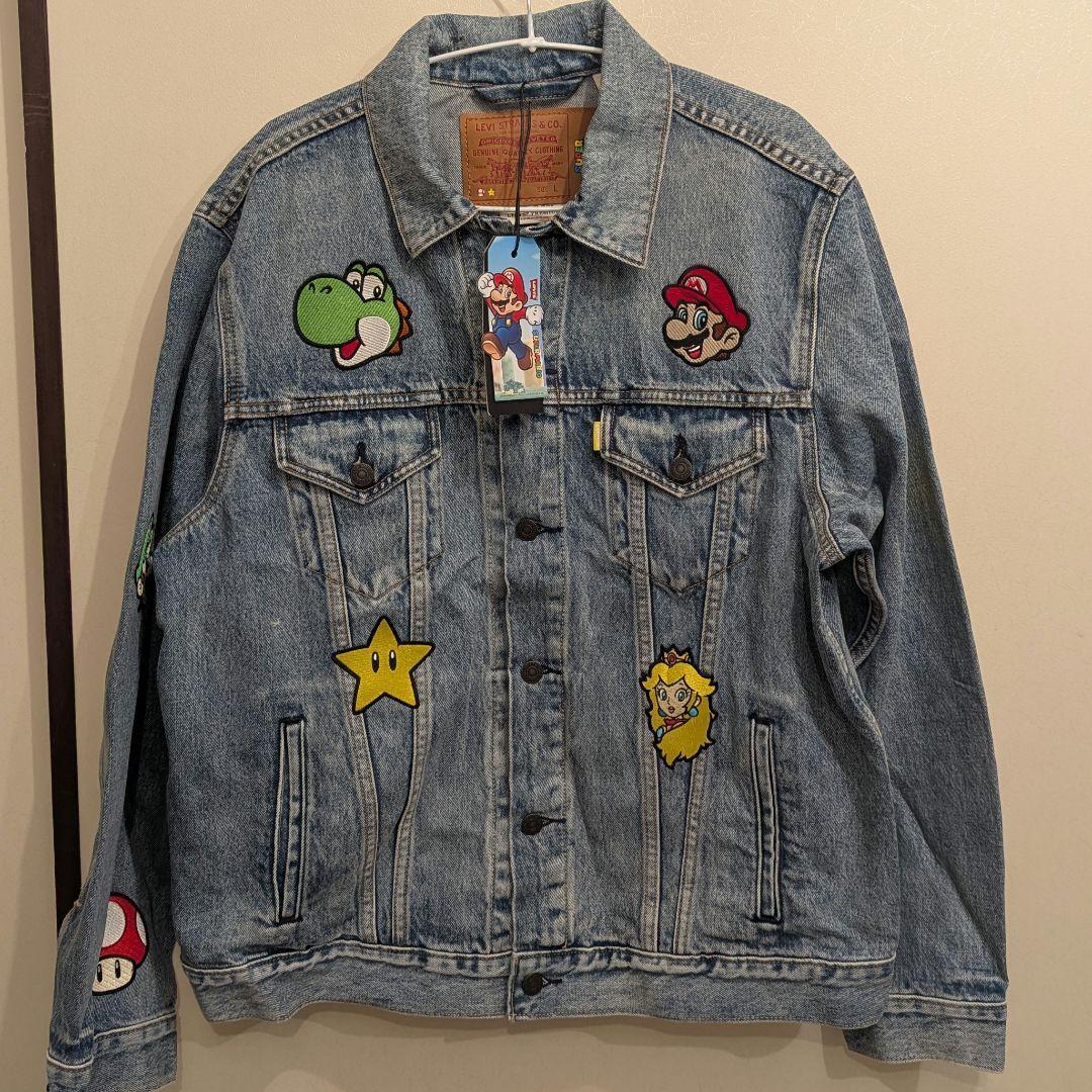 Super Mario Levi's Denim Jacket Size L | eBay