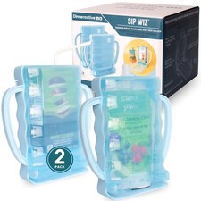 Dinneractive Sip Wiz - Blue Baby Pouch  Juice Box Holder