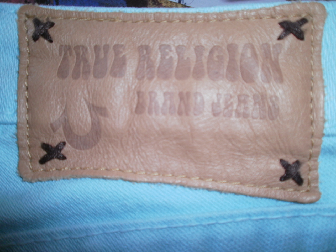 TRUE RELIGION  JOEY AQUA WOMANS JEANS SIZE 24