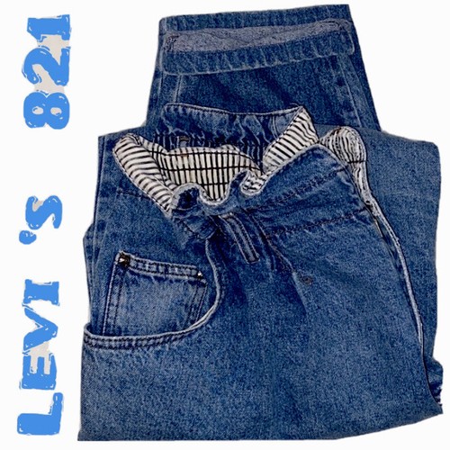 Vintage Levis 821 Destroyed worn jeans 