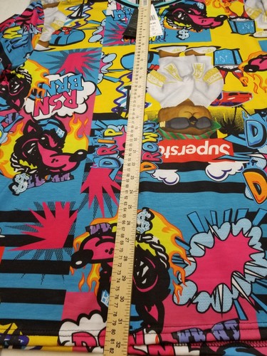 T-shirt stampa over over over Reason Drip or Drown Superstar taglia 3XL - Foto 3 di 5
