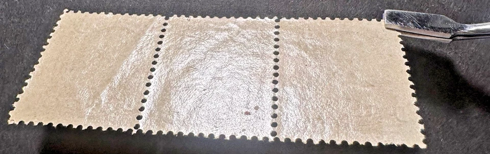 Strip of 3 #65 UNUSED W/ FULL GUM APS CERTIFIED 164 YEARS OLD! - Image 4 of 4