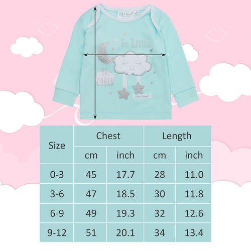 Newborn 0-24 Months T-shirt Top+Pants Set Baby Boy Girls Outfit Kids Clothes 2pc - Picture 5 of 6
