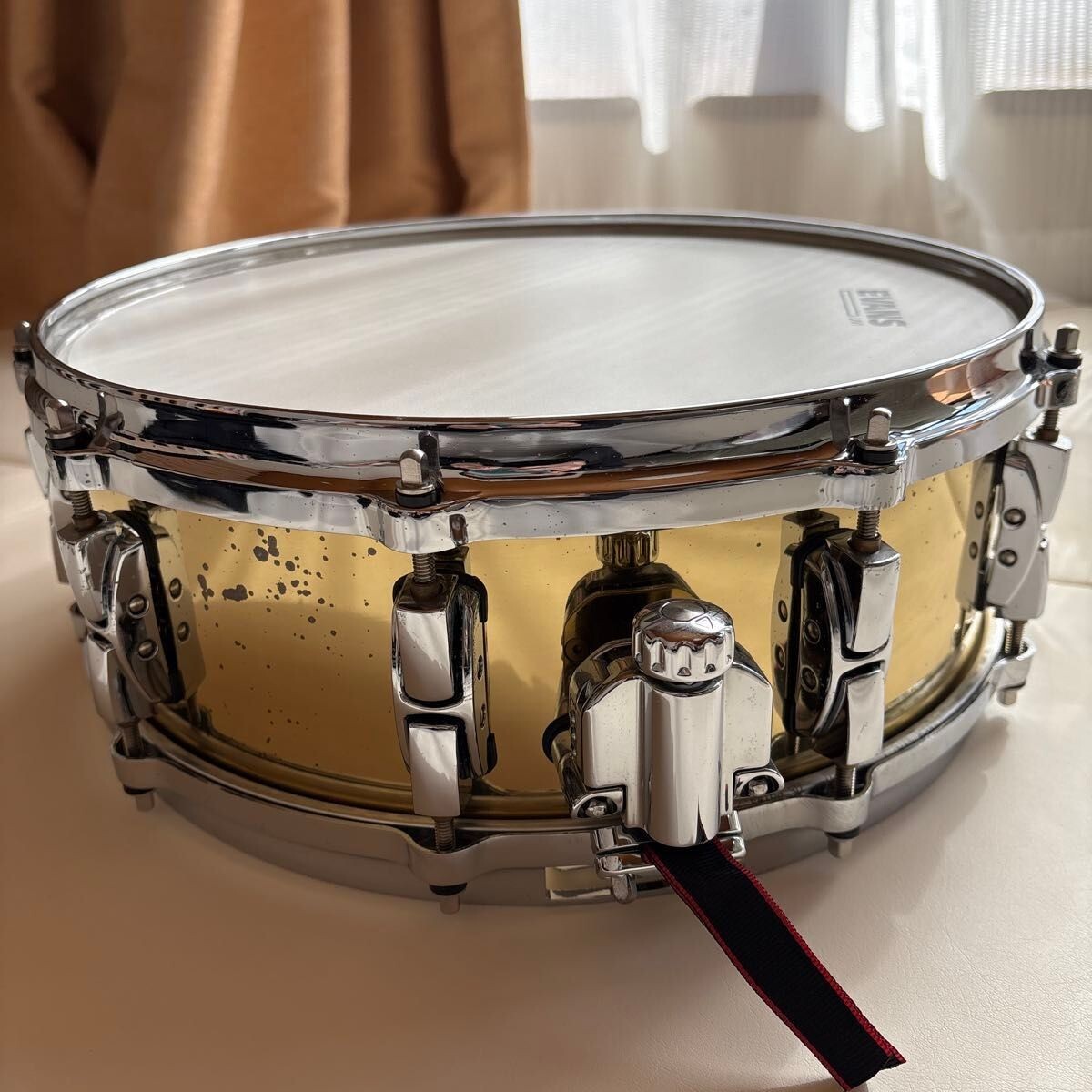 RFB1450 Reference Brass 14 × 5 PEARL Reference Series RFB1450 3mm Brass Snare Drum 14