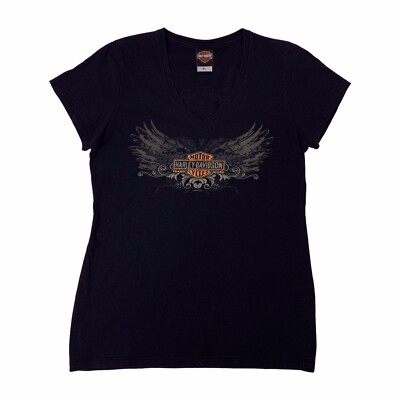 Harley-Davidson XL Tシャツ ブラック【ヴィンテージ】 XL Vintage Harley Davidson Eagle T Shirt – Flying Apple Vintage