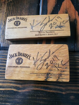 Jack Daniels - 'Barrel Man' Kevin Sanders Signed Pieces