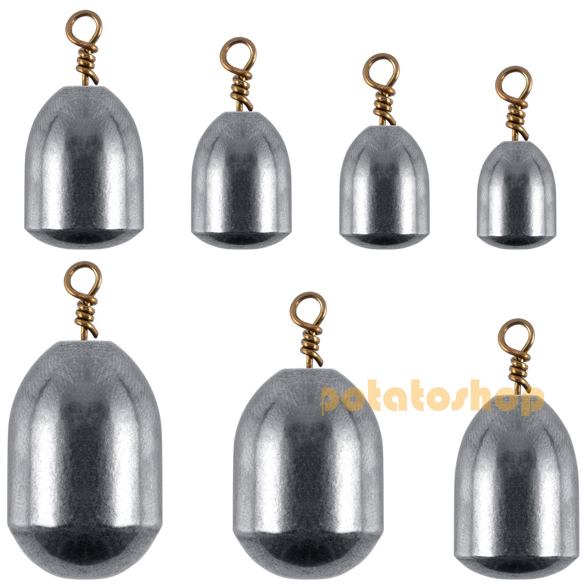Carp Fishing Fishing Weights With Swivels Iron Fishing Weight With