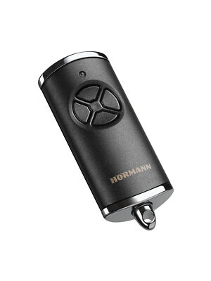 Hörmann Handsender HSE 4 BS schwarz Chrom 868 MHz BiSecur  Funk Fernbedienung
