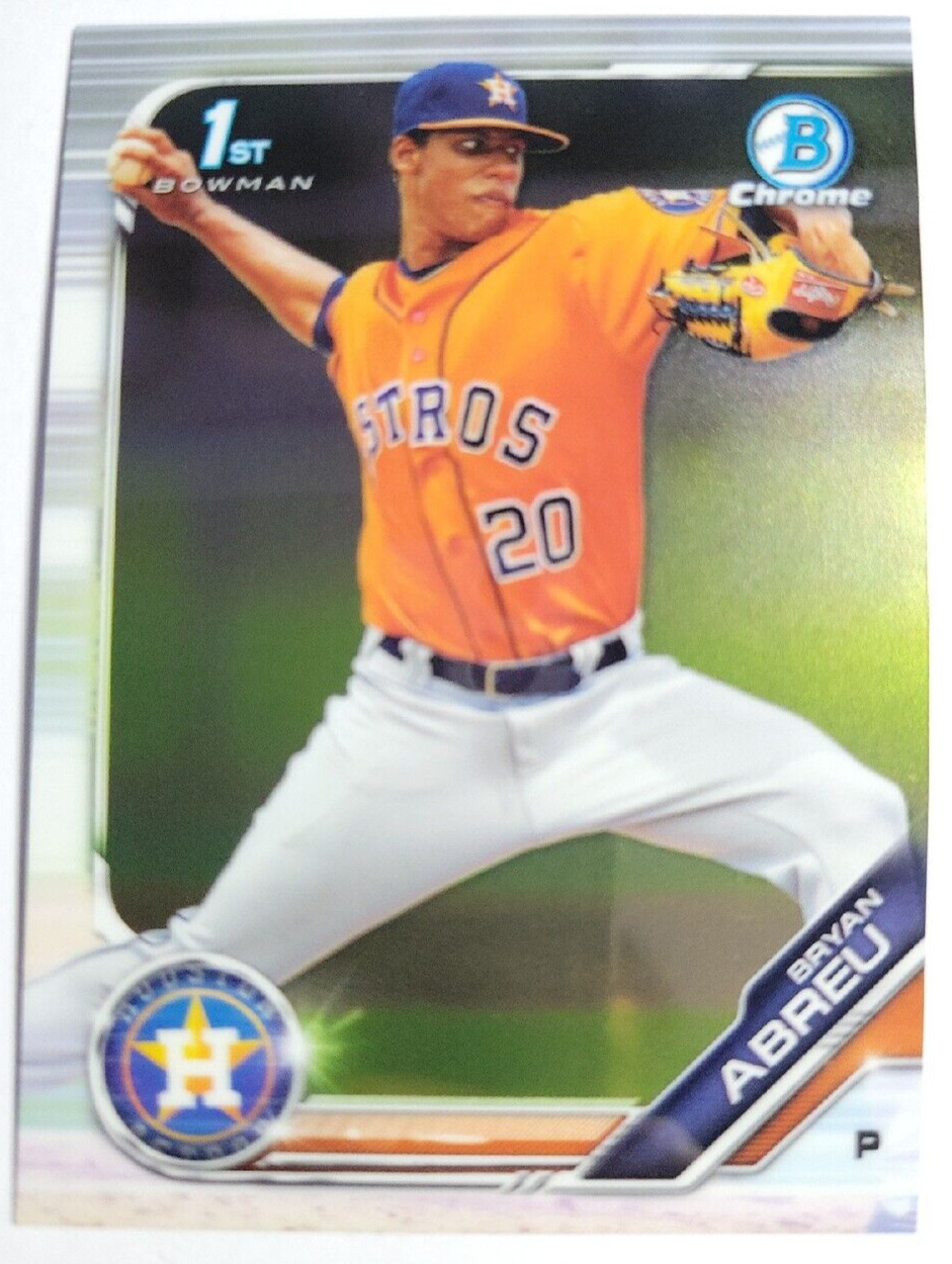 Bryan Abreu 2019 Bowman Chrome First 1st #157 Rookie Card Astros