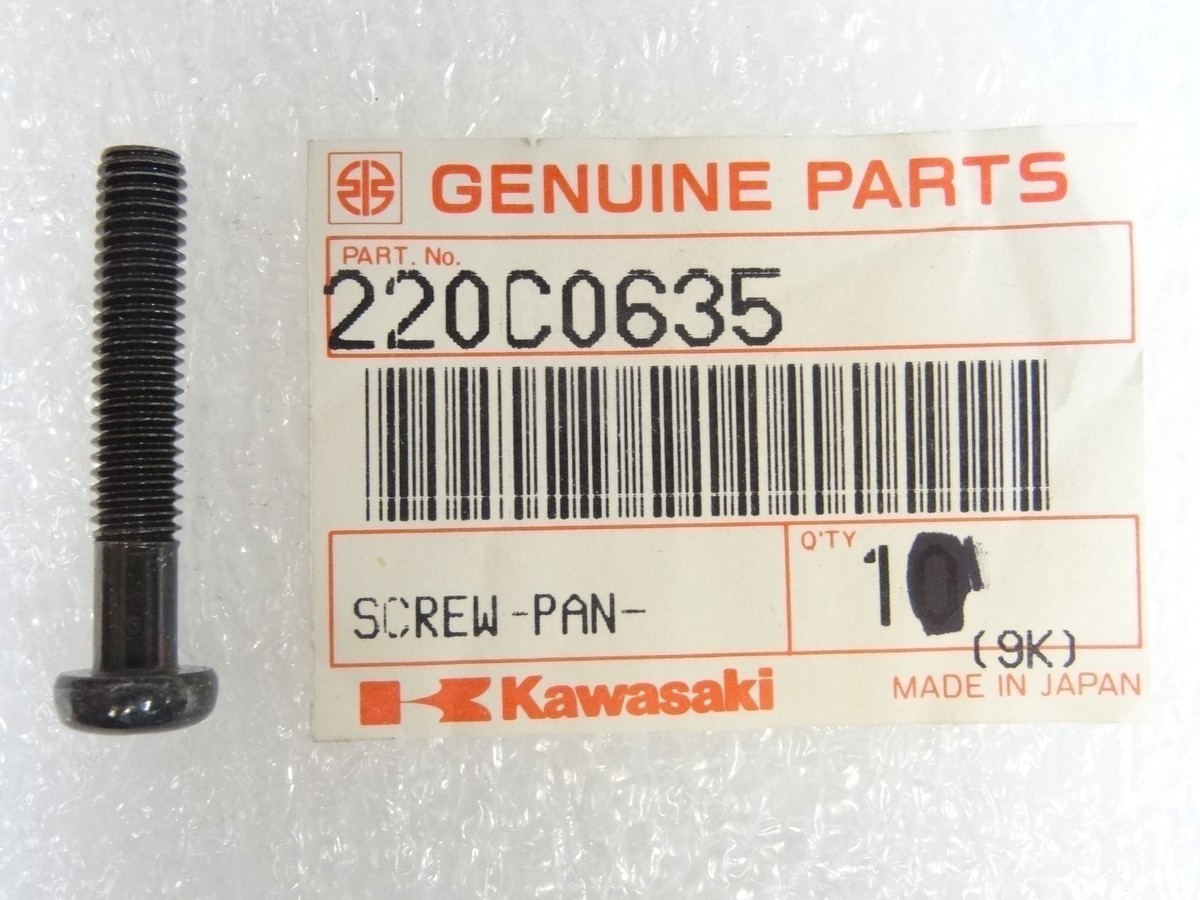 Kawasaki NOS NEW 220C0635 Screw 6x35 H1 S1 S3 EX F7 F9 KD KE KH KS