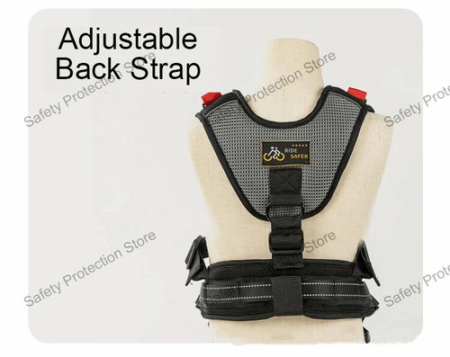 Kids Motorcycle Safety Belt Child Cycling Safety Belt Front Back Duals-purpose - Picture 8 of 19