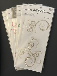 The Paper Studio Embellishments - Lot of 6