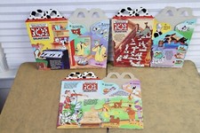 McDonalds Happy Meal 101 Dalmatians Toy Boxes Set of 3 90s Vintage