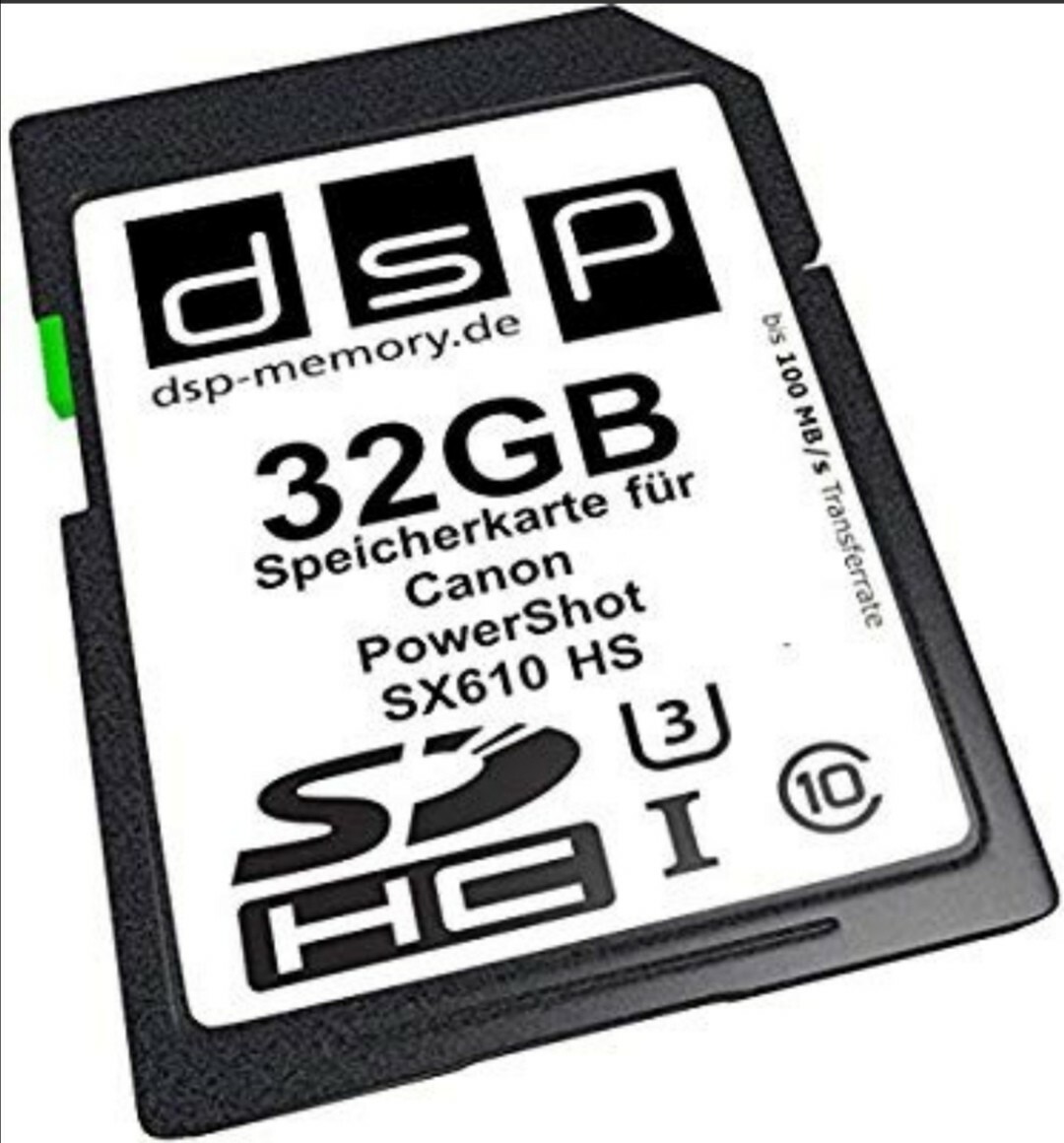 DSP 32GB ultra high speed memory card for Canon PowerShot SX610HS