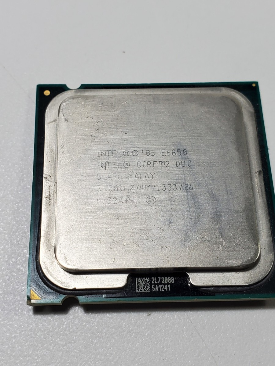 Intel Core 2 Duo E6850 3.00GHz 2-Core Desktop CPU Untested | eBay