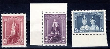 Australia 1938 sg 176 - 178 5/- 10/- & £1 robes high values superb UM